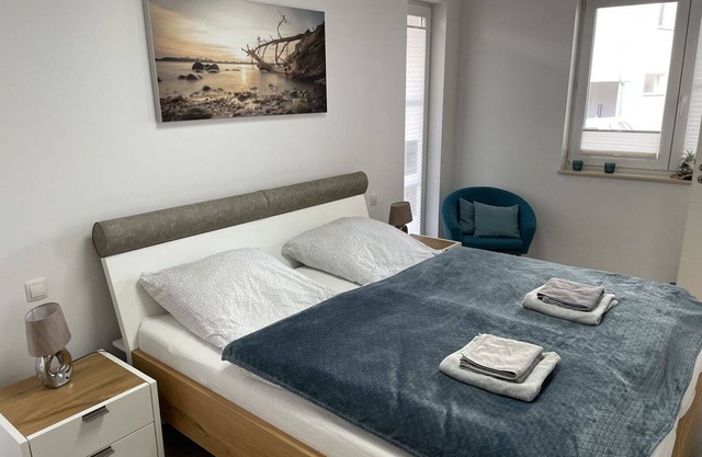 Beautiful apartment for 4 guests with WIFI, TV, balcony and parking