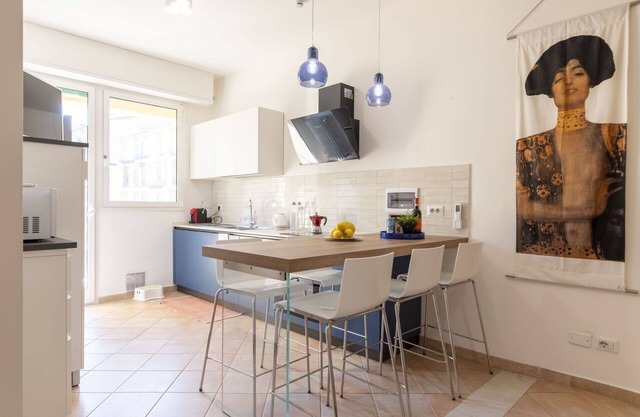 Beautiful apartment for 7 people with WIFI, A/C, TV, balcony and panoramic view