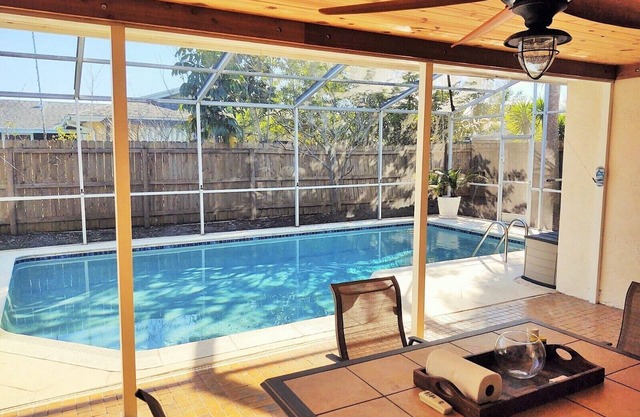 Beautiful Beach Style Home by Port Canaveral w/Private Salt Water pool