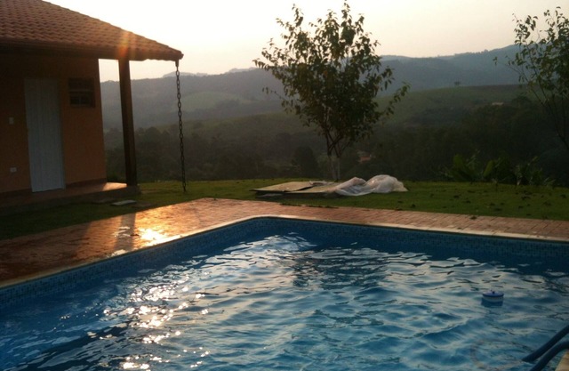 Beautiful country house with swimming pool and panoramic views 1 hour from São Paulo