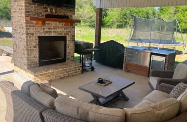 Beautiful farm home with pool, outdoor living space and pond