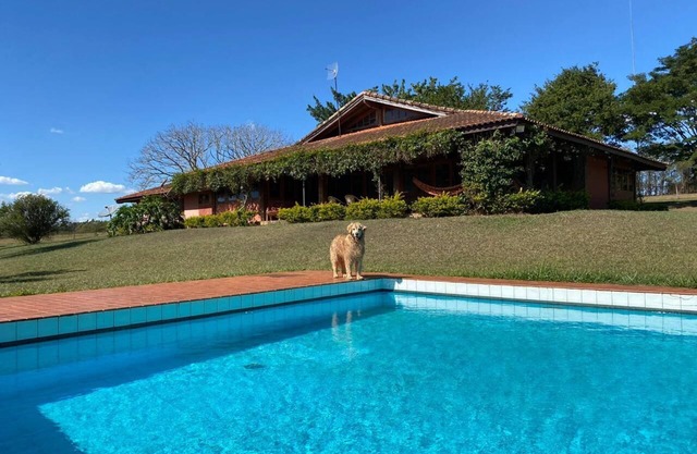 Beautiful Farmhouse with Pool - Near the center of Brotas 2 km.