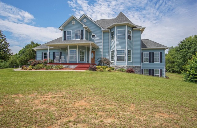 Beautiful home overlooking a pond!