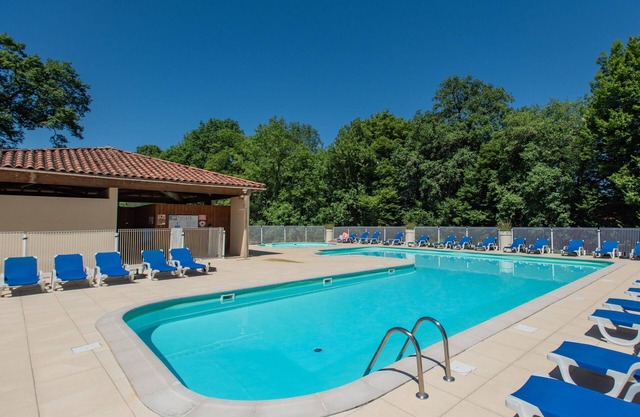 Beautiful house in a holiday park with a pool