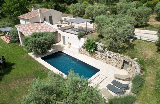Beautiful house surrounded by nature with swimming pool