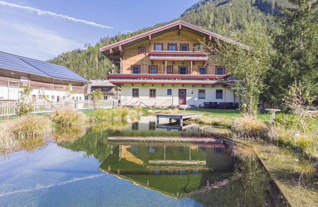 Beautiful house with swimming pond