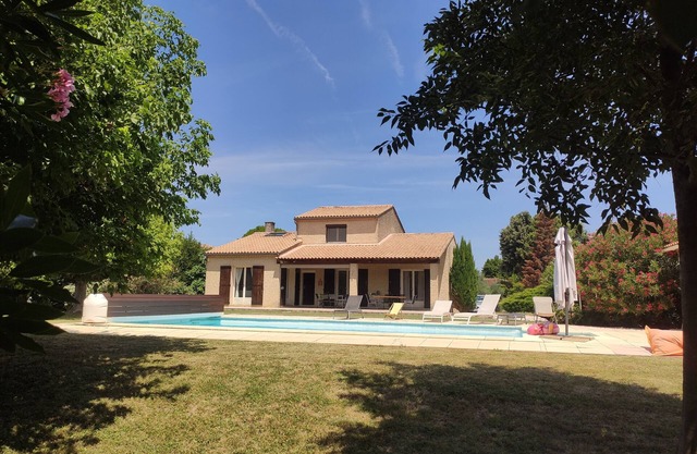 Beautiful modern villa of 150m2 on 3000m2 with heated swimming pool