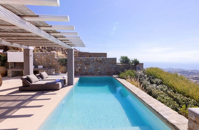Beautiful Mykonos Villa | Villa Agate | 3 Bedrooms | Panoramic Sea & Sunset.