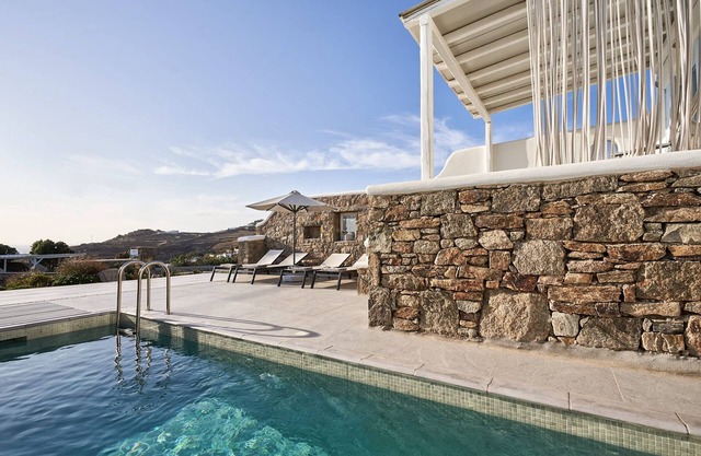Beautiful Mykonos Villa | Villa Ambrosia | 3 Bedrooms | Private Pool with View.
