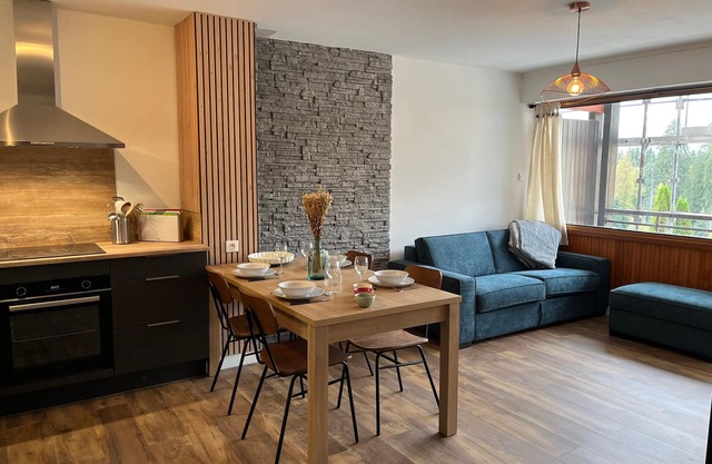 Beautiful renovated apartment in Les Gets, near center and slopes, balcony, ski locker