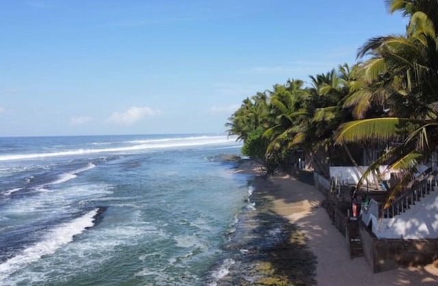 Beautiful sea facing Villa on Talpe beach, Galle