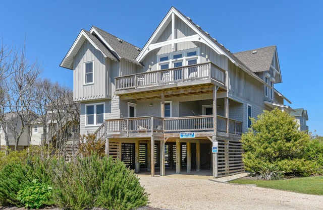 Beautiful, semi-oceanfront home with private boardwalk and direct beach access.