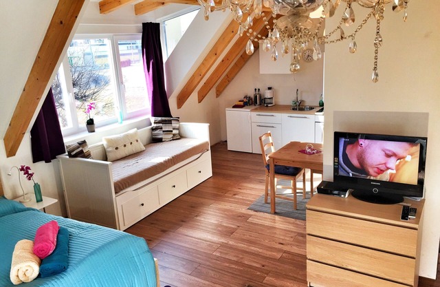 Beautiful studio in Salzburg City, garden on the groundfloor