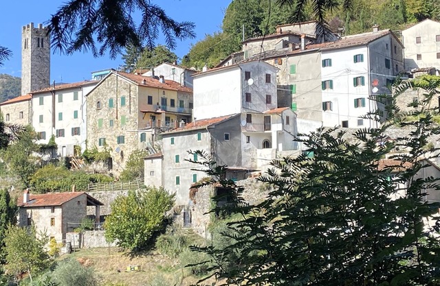 Beautiful traditional stone house in the hillside village of Casoli, Tuscany