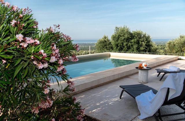 Beautiful trullo with panoramic sea view and pool - 3 bedrooms - 2/6 people