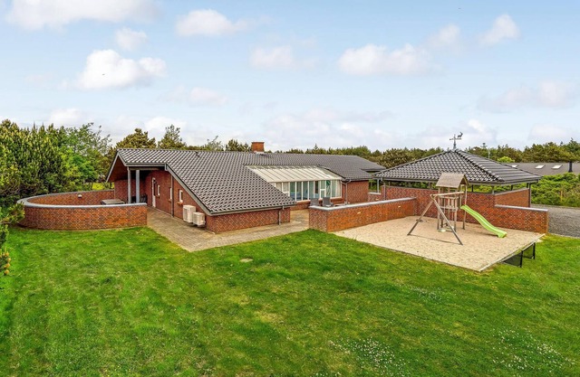 Beautiful vacation home with pool on a large natural plot and placed in a well-established vacation