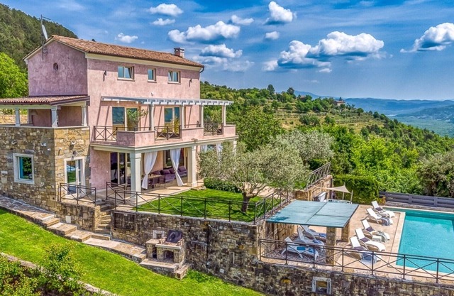 Beautiful Villa Over The Hilltop with a pool