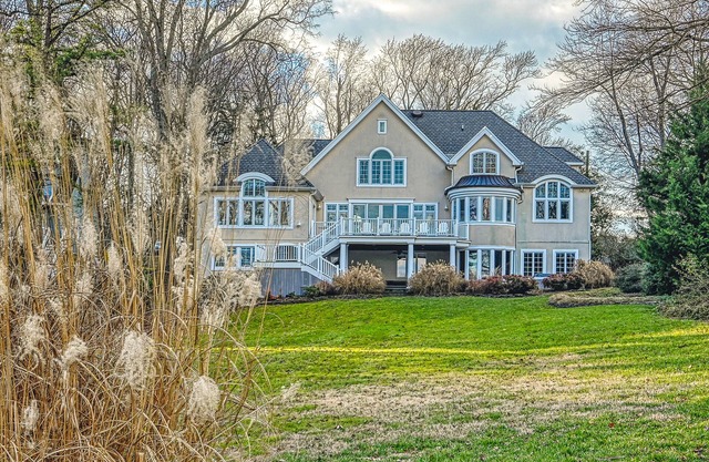 Beautiful waterfront home on The Chesapeake Bay with private dock & beach access