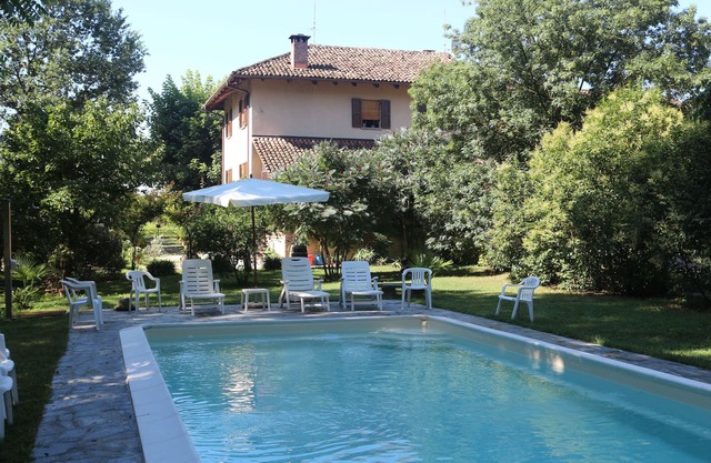 Beautifully restored farmhouse with pool immersed in the greenery