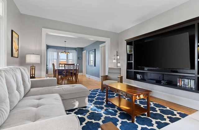 Beautifully remodeled home with stunning views of lake and easy walkability to downtown Kewaunee!
