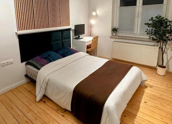 Bedroom with free parking