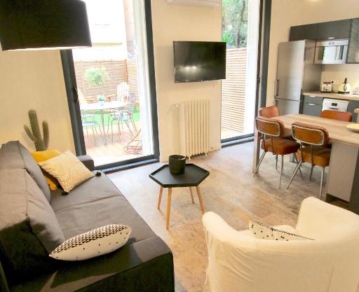 Bel appartement avec jardin hyper centre Nice