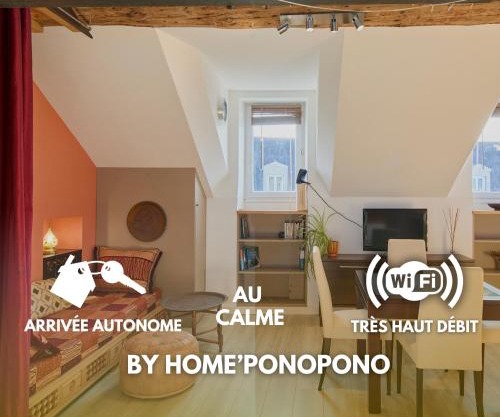 Bel appartement, mezzanine, calme, 2 coins bureaux - Home'ponopono