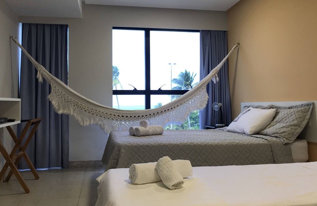 Bela Hospedagem - Sea of Cabo Branco - Flat equipped facing the sea