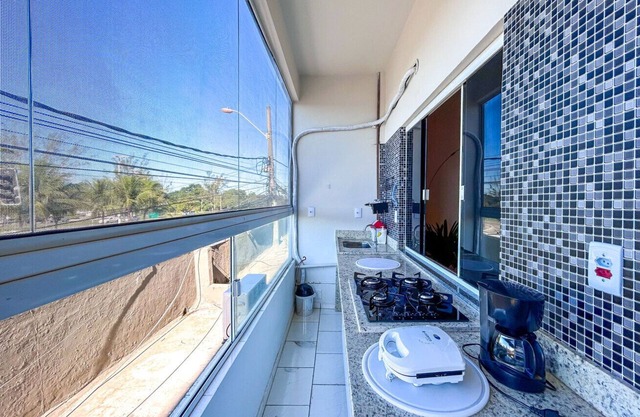 Belo Loft Ritz a 9 min do mar em Rio das Ostras/RJ