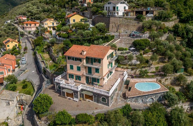 Belvedere, House With Pool- Recco, Liguria