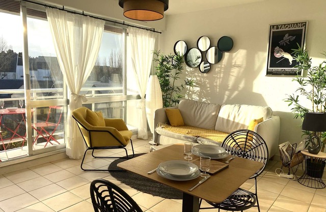 Bénodet, charming apartment 4 persons, beach and restaurant on foot