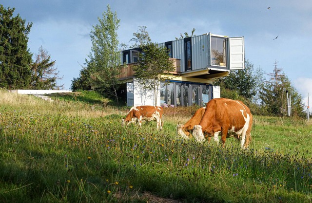 BERGHEIM Container Lofts, Holidays directly in the Ski & Bikewelt, Container "Drop"