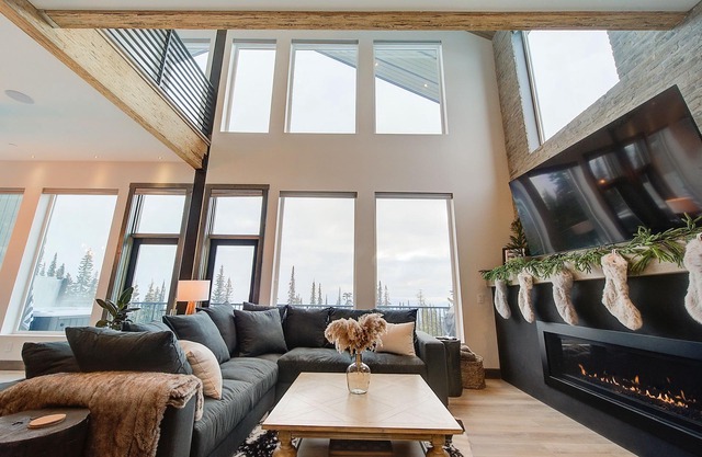 big white chalet house ski in ski out