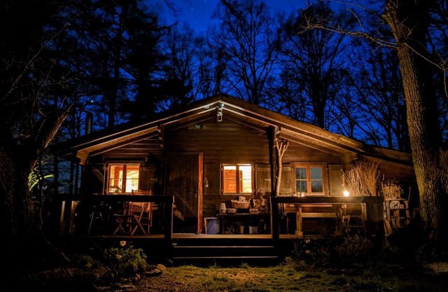 Blockhütte 35 km nördlich von Hamburg