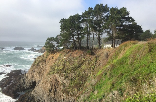 Bluff House - a wonderful oceanfront home a short distance from town.
