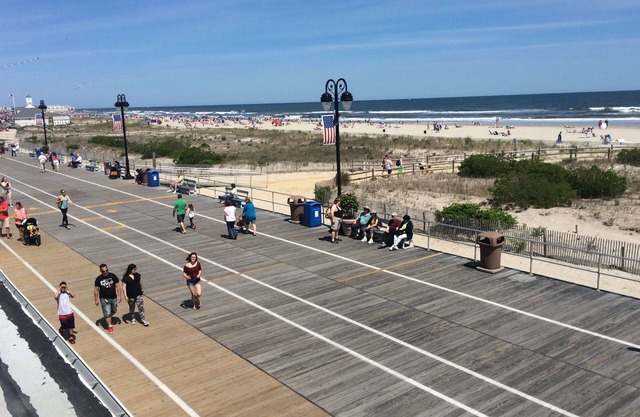 Boardwalk gem. Enjoy your private deck and watch the ocean.