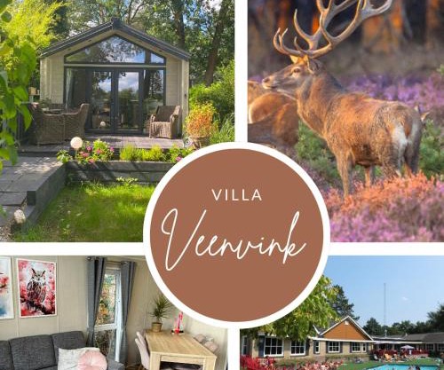 Boshuisje Villa Veenvink met privé sauna