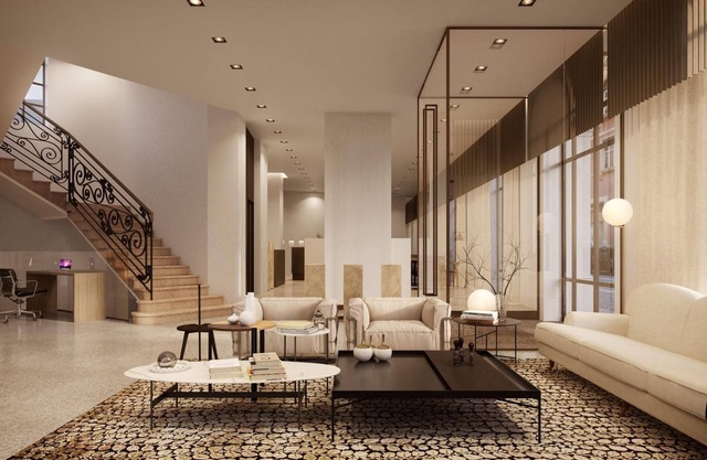 Boutique hotel touring