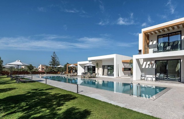 Brand new 8 bedroom villa with a heated pool