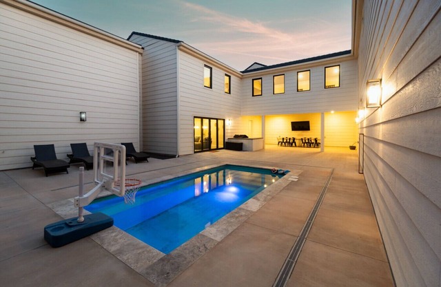 Brand New Home! Its about time to have a beautiful pool area, spacious 7 bedroom home.