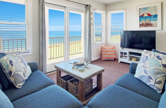 BRAND NEW LISTING! 2BD Waterfront Condo-A/C, Balcony, Water Views & Amazing Sunsets, Direct Beach Access