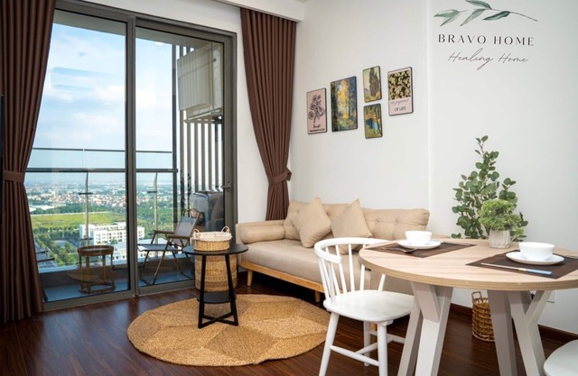 Bravo home hanoi apartment 1+ bedroom, 1 bathroom, vip Vinhomes ocean park