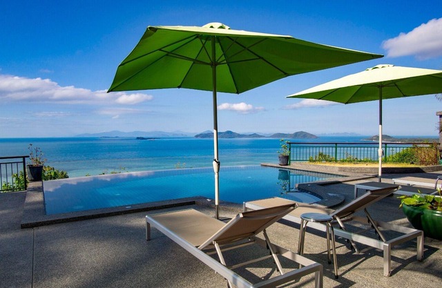Breathtaking Ocean View 1 Bed Villa, Large Infinity Pool, Plunge Pool, FREE CAR