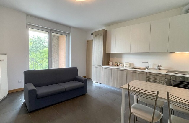 Bright and brand new three-room apartment.