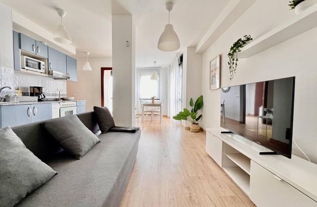 Bright apartment with garage in Suances