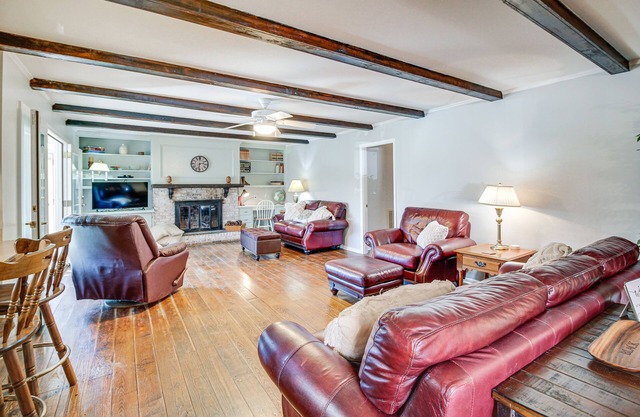 Bright Cartersville Home w/Fire Pit & Sunroom!