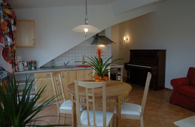 Bright, cheerful apartment with piano in the heart of East Friesland