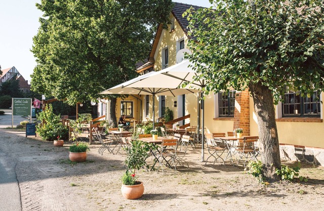 Bright guest apartment in the center of the village with a huge garden not far from the Havel spring
