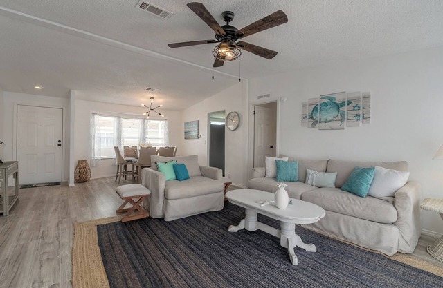 Bright & Spacious Home with ICW access, two community pools and a boat launch.