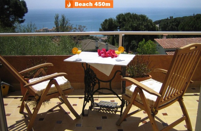 Bright Villa in Sant Pol de Mar, Barcelona. A few minutes walk away to the beach